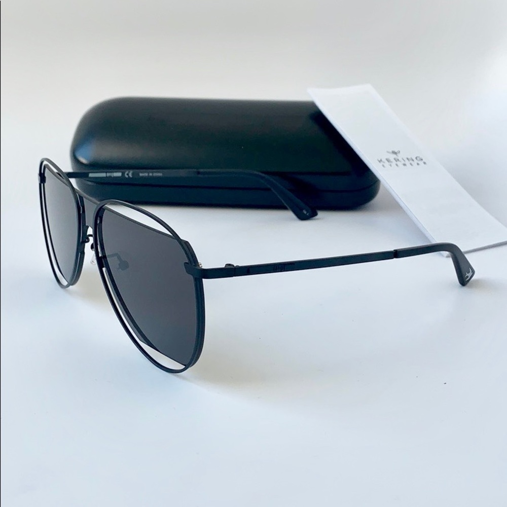McQueen Unisex Sunglasses MQ0196S 001 Black Smoke - Picture 3 of 7